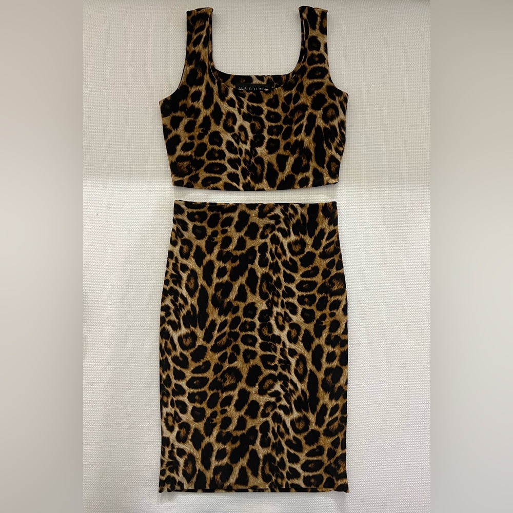 Sabora Leopard Print Set Size Small - Picture 2 of 6